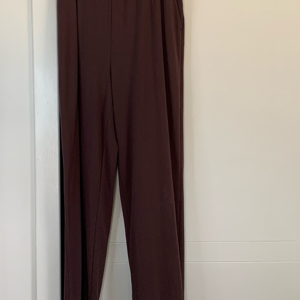 Woman Within Dark Brown Pants
